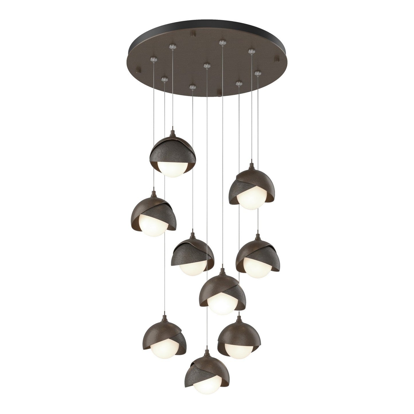  Brooklyn 9-Light Double Shade Pendant