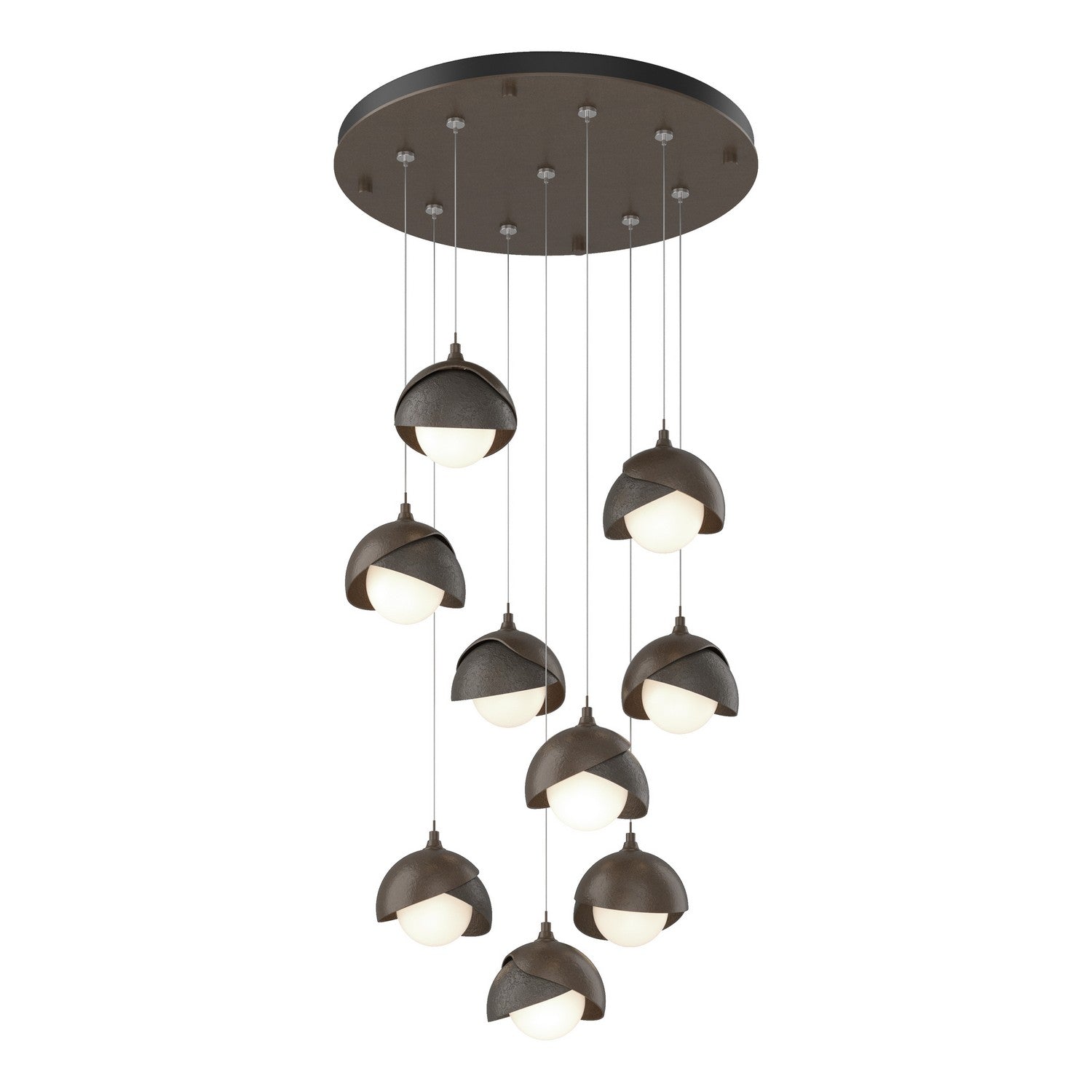  Brooklyn 9-Light Double Shade Pendant