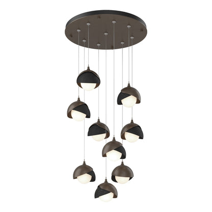  Brooklyn 9-Light Double Shade Pendant