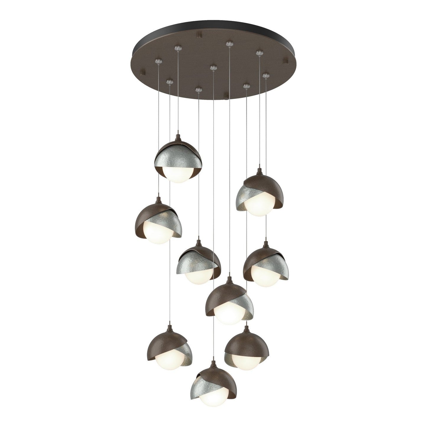  Brooklyn 9-Light Double Shade Pendant
