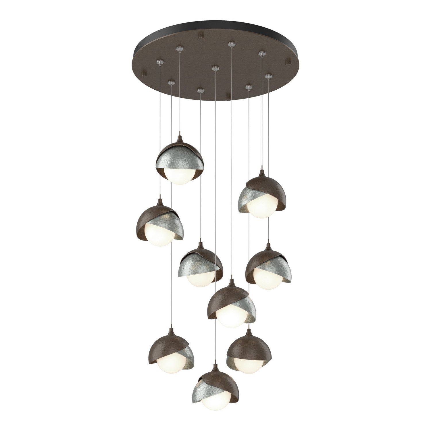  Brooklyn 9-Light Double Shade Pendant