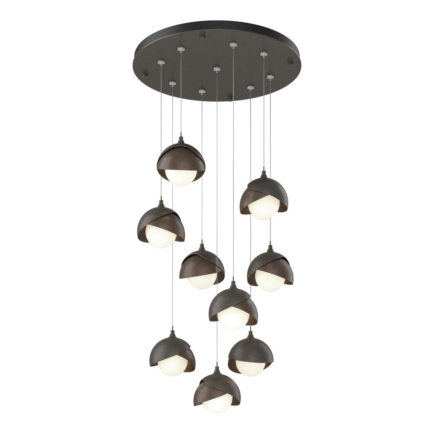  Brooklyn 9-Light Double Shade Pendant