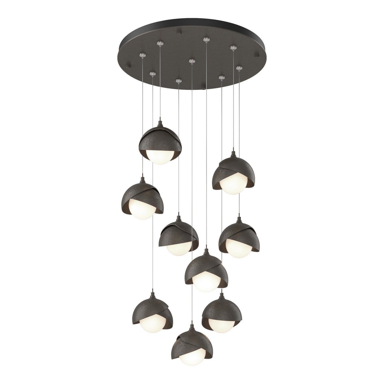  Brooklyn 9-Light Double Shade Pendant