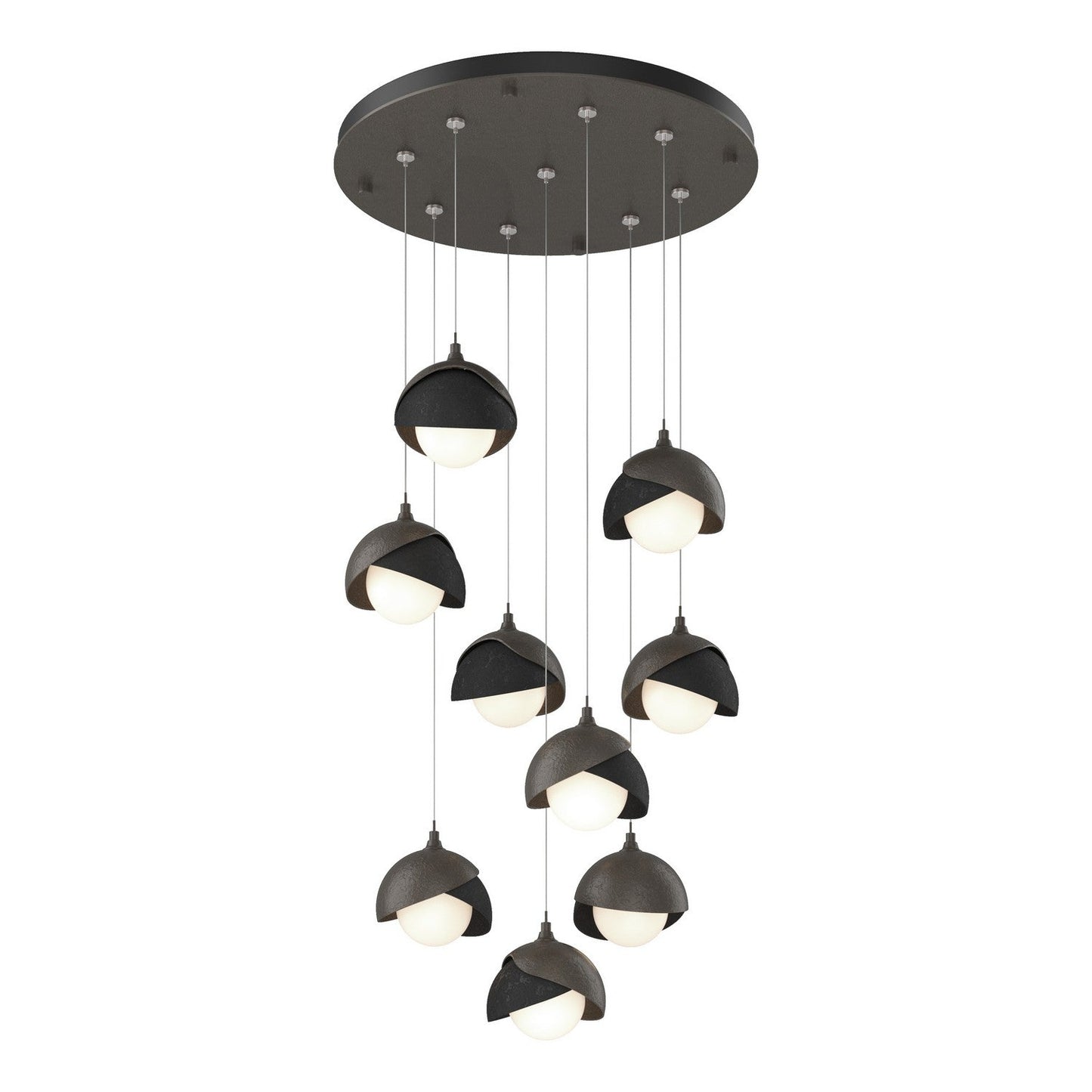  Brooklyn 9-Light Double Shade Pendant