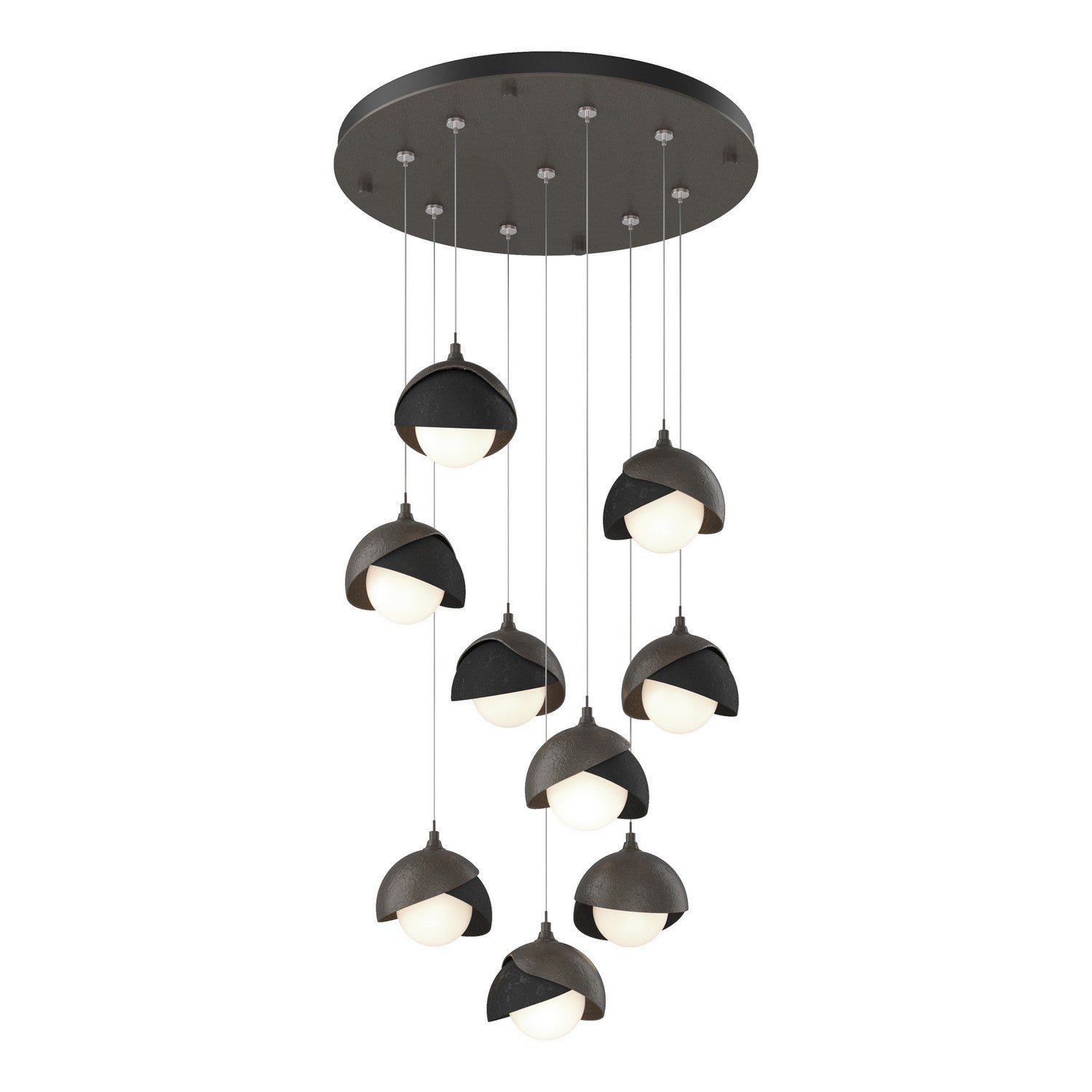  Brooklyn 9-Light Double Shade Pendant
