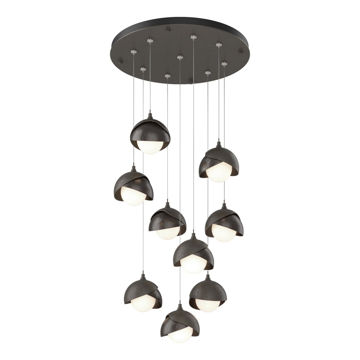  Brooklyn 9-Light Double Shade Pendant