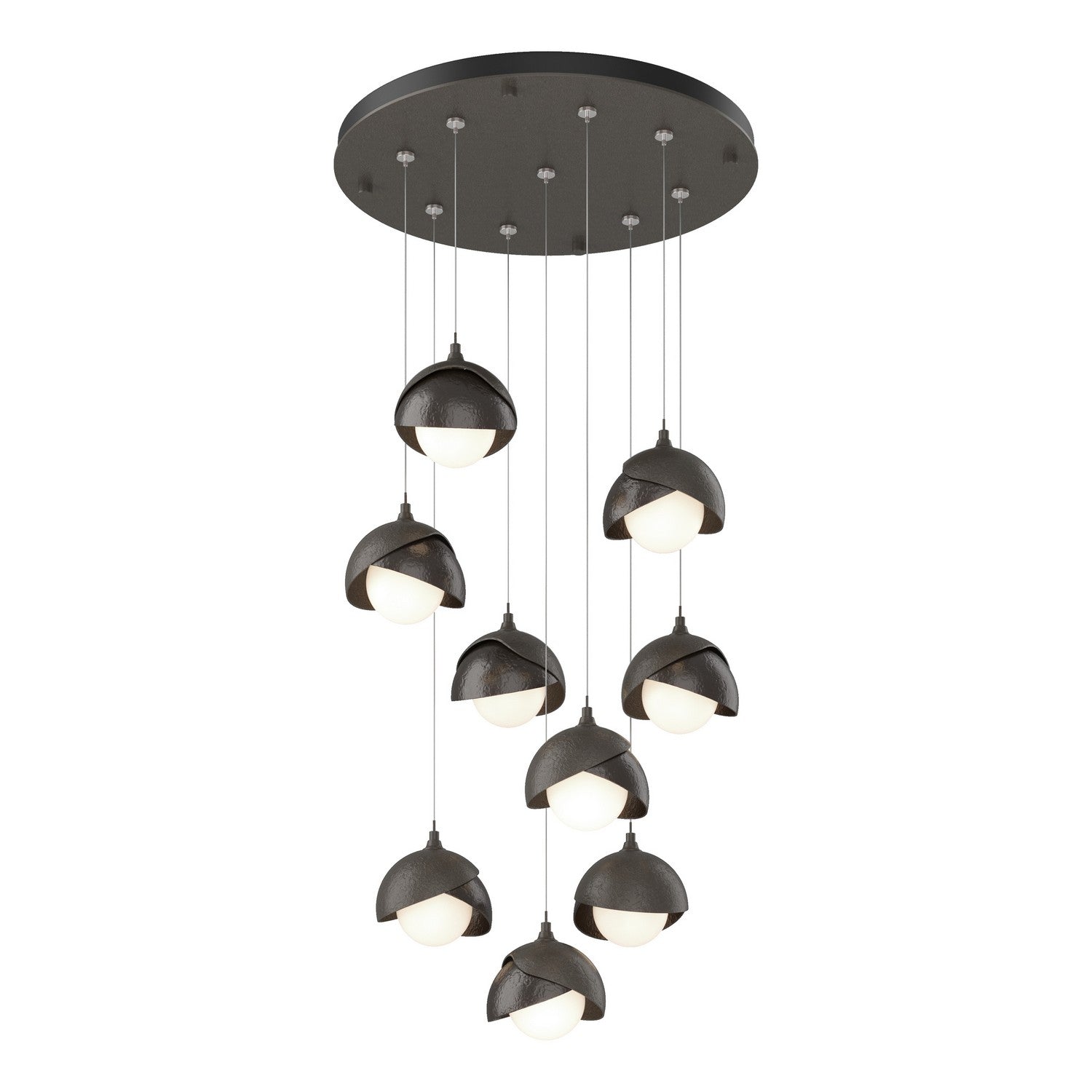  Brooklyn 9-Light Double Shade Pendant