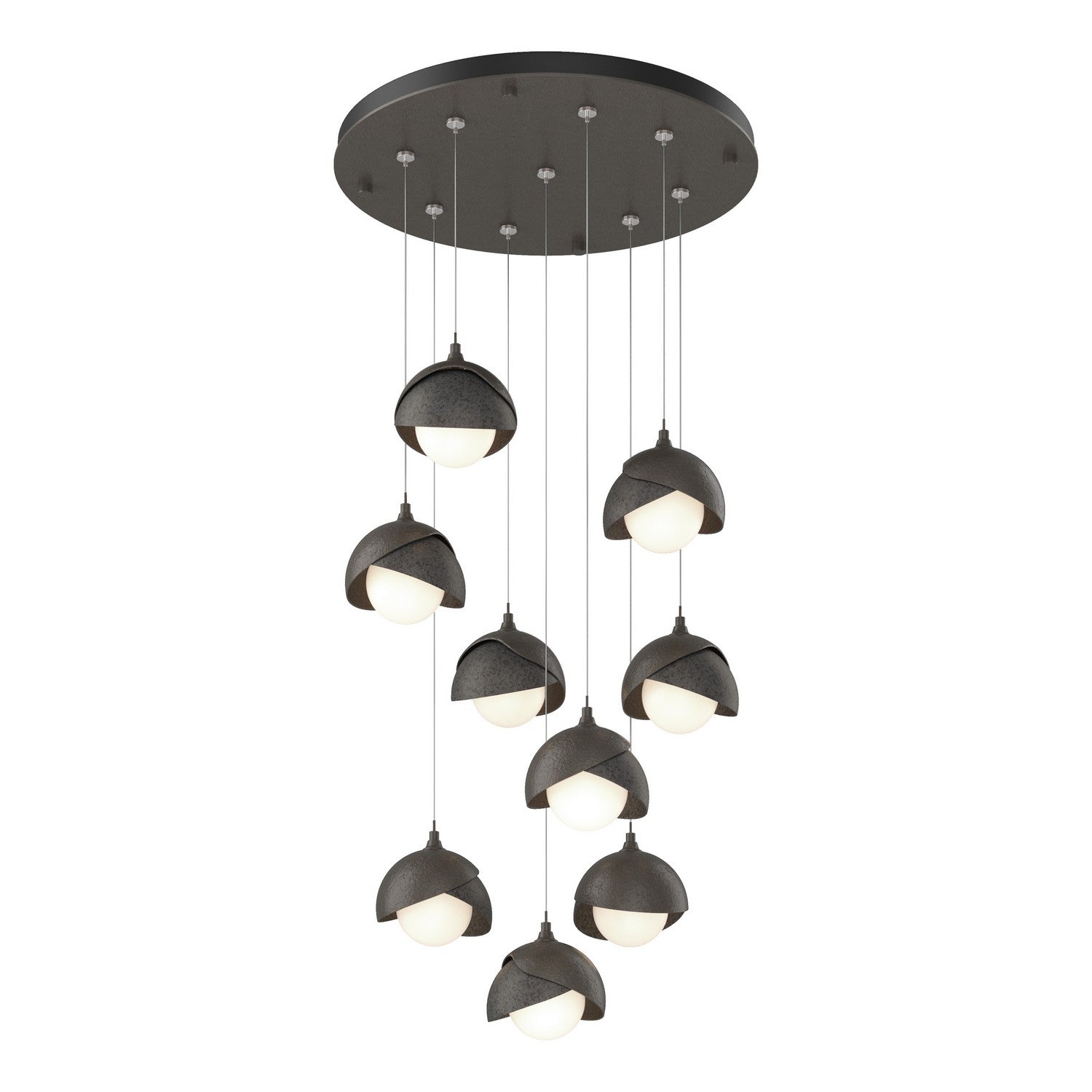  Brooklyn 9-Light Double Shade Pendant