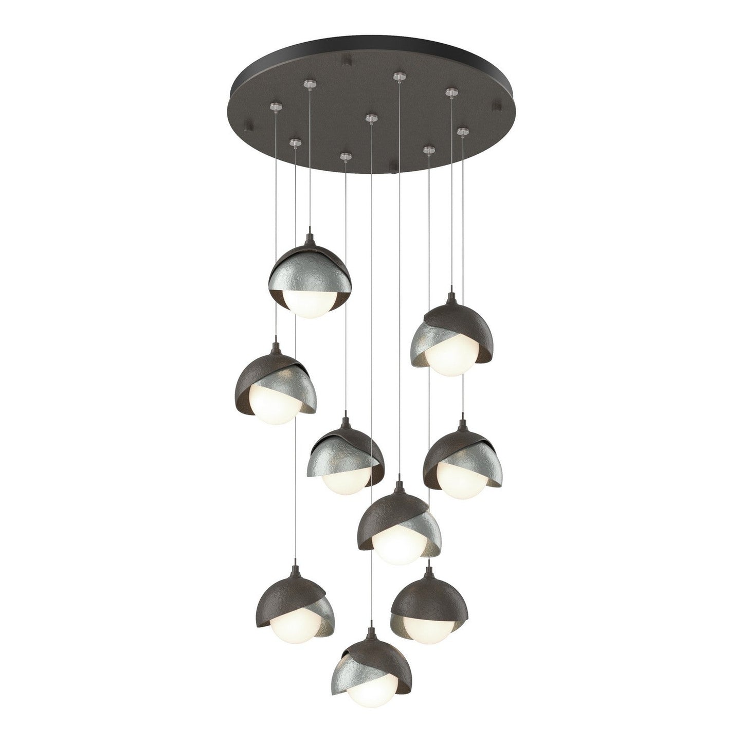  Brooklyn 9-Light Double Shade Pendant