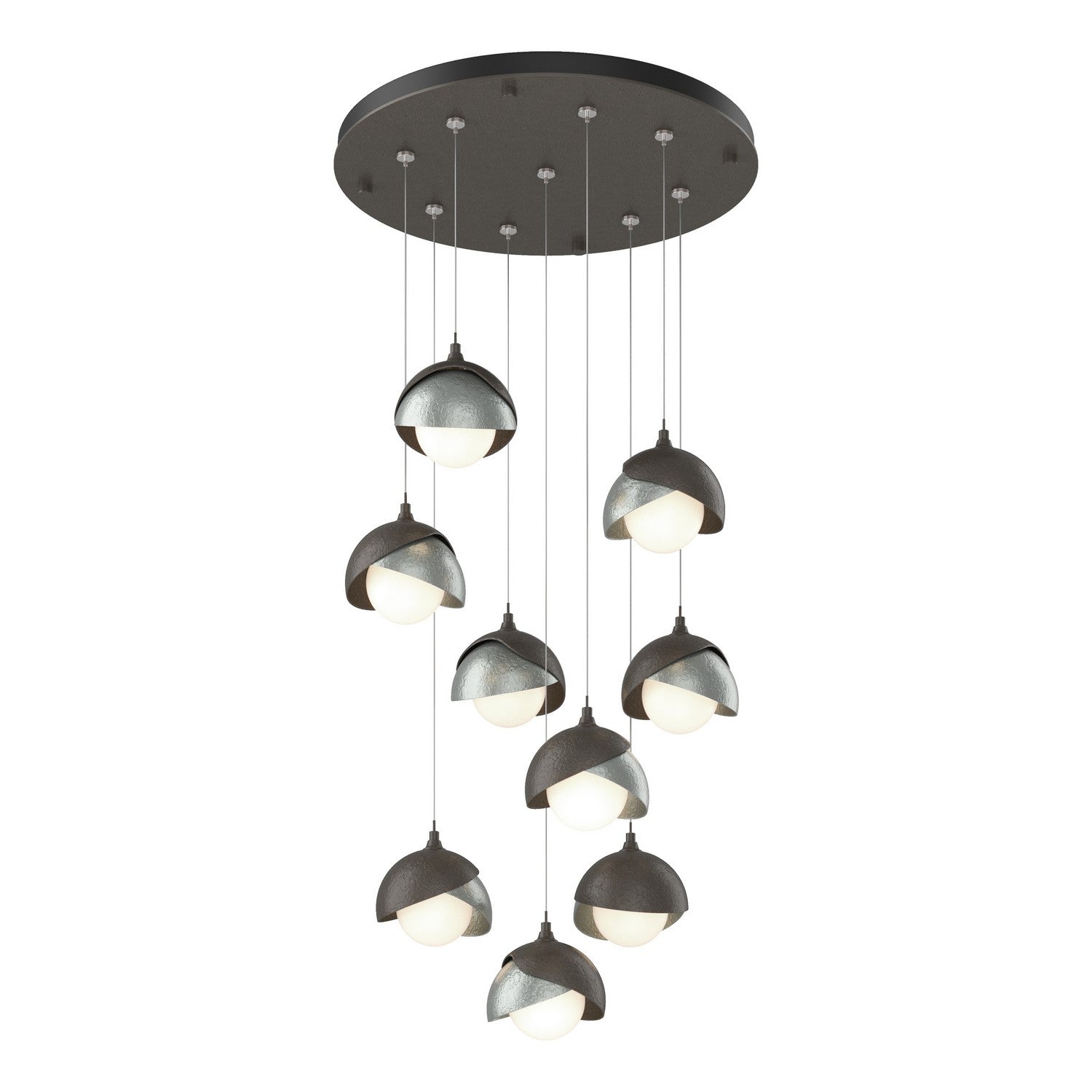  Brooklyn 9-Light Double Shade Pendant