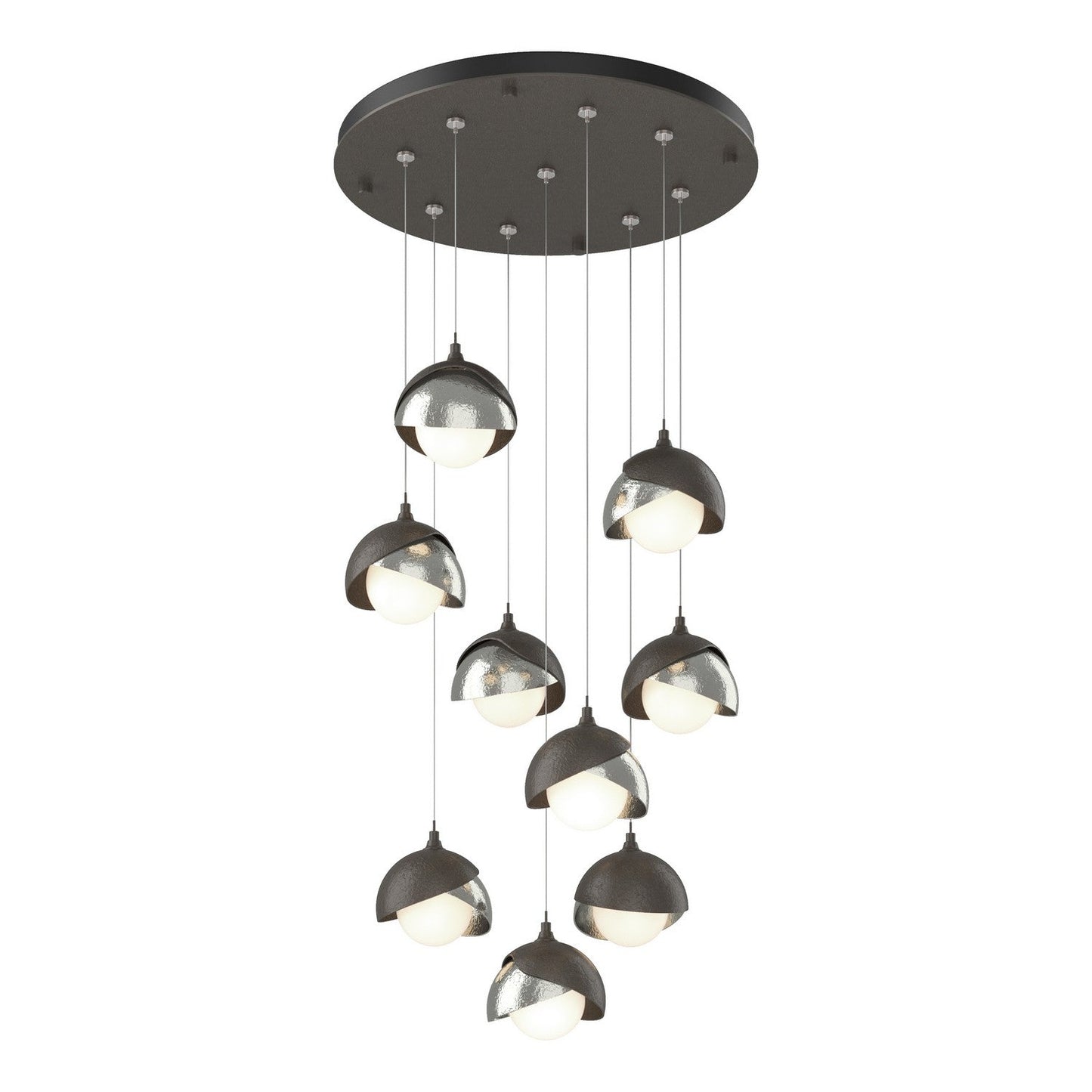  Brooklyn 9-Light Double Shade Pendant