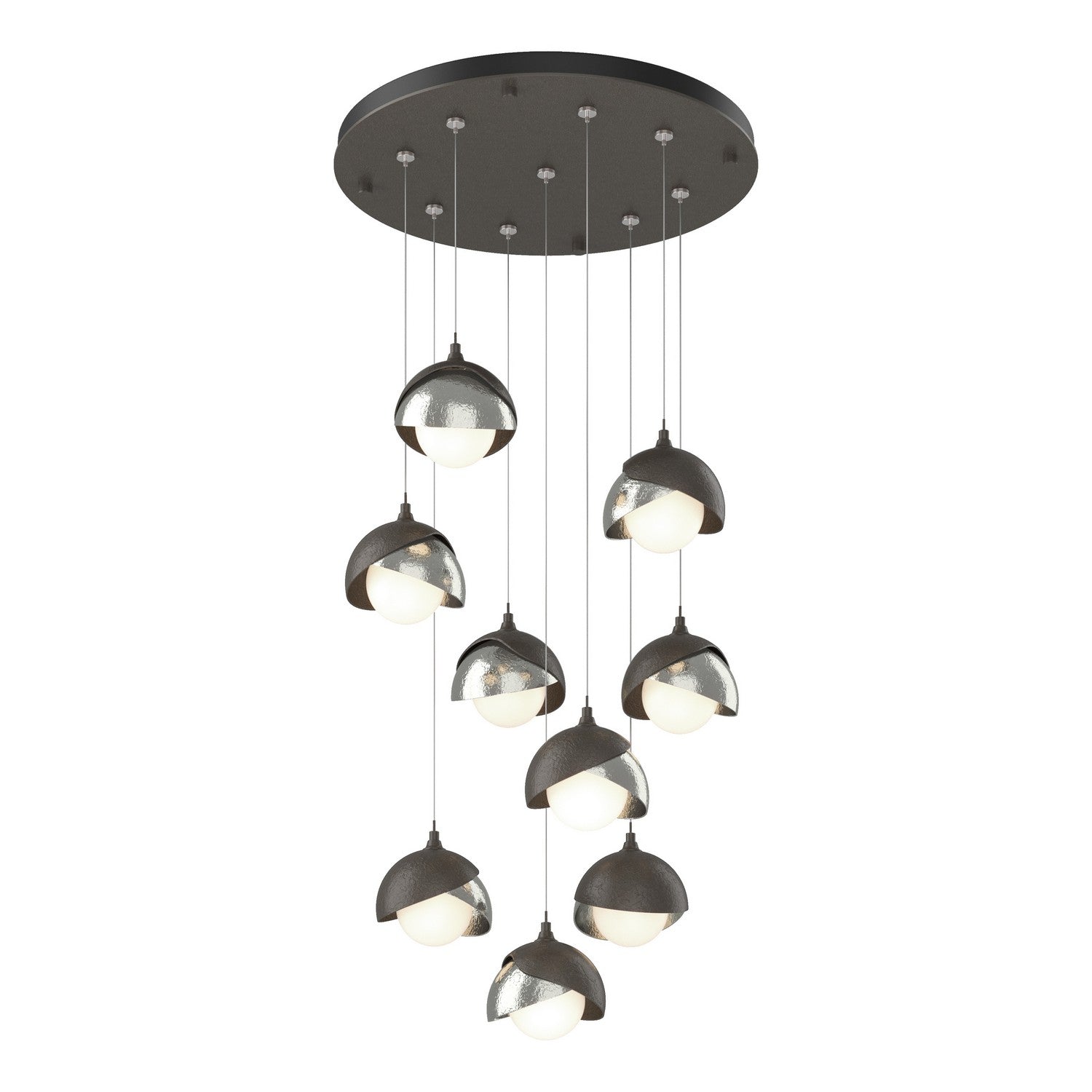  Brooklyn 9-Light Double Shade Pendant