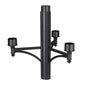 Z-LIte Outdoor Four Light Outdoor Posts/Hardware In Black