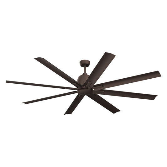 Breda 75" Ceiling Fan In Satin Natural Bronze