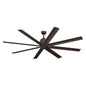  Breda 75" Ceiling Fan In Satin Natural Bronze