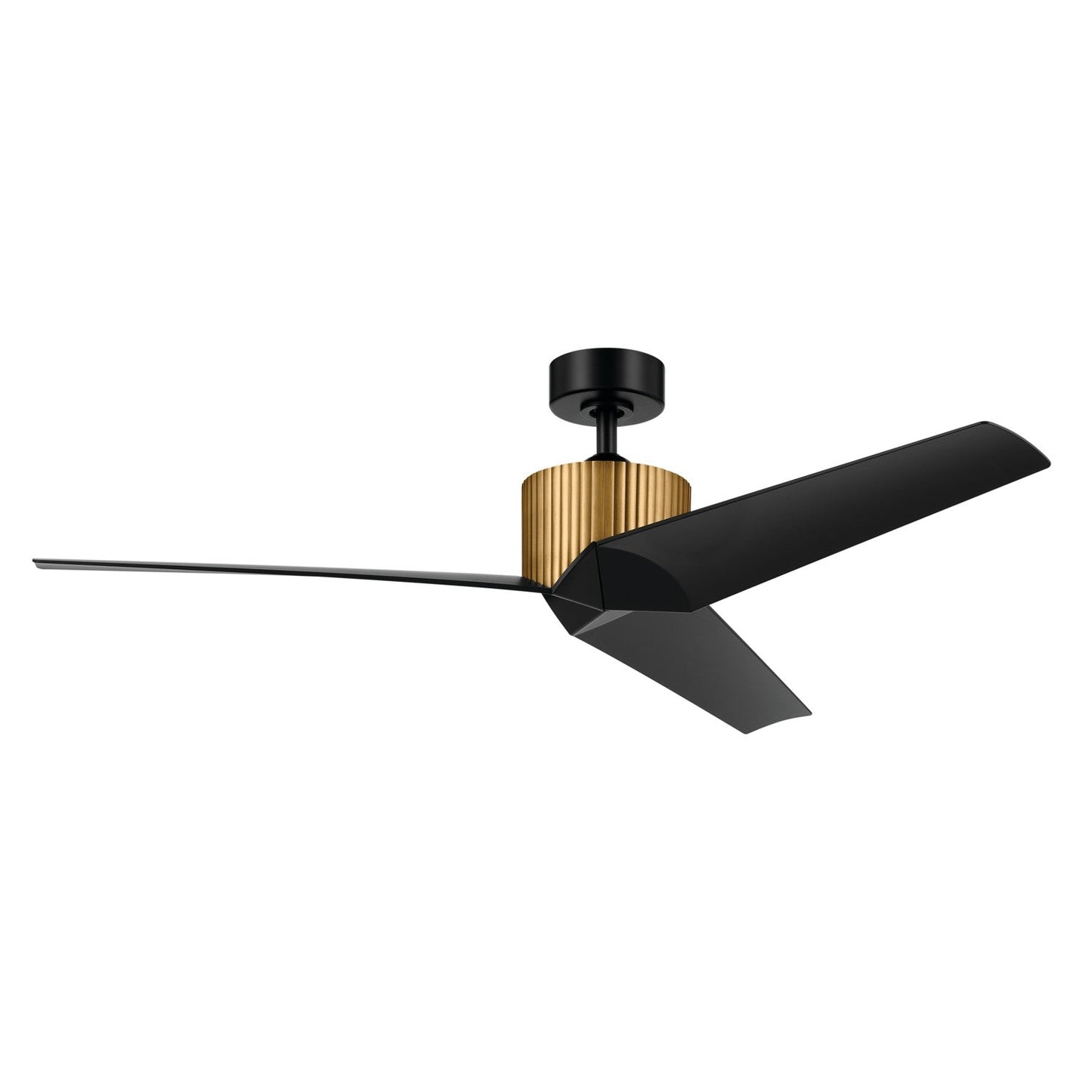 Almere 56" Ceiling Fan In Natural Brass
