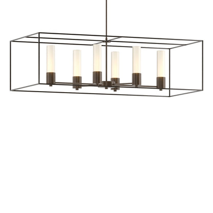  Portico Pendant With Opal Glass