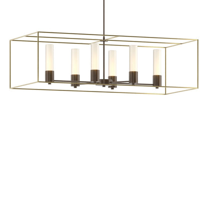  Portico Pendant With Opal Glass