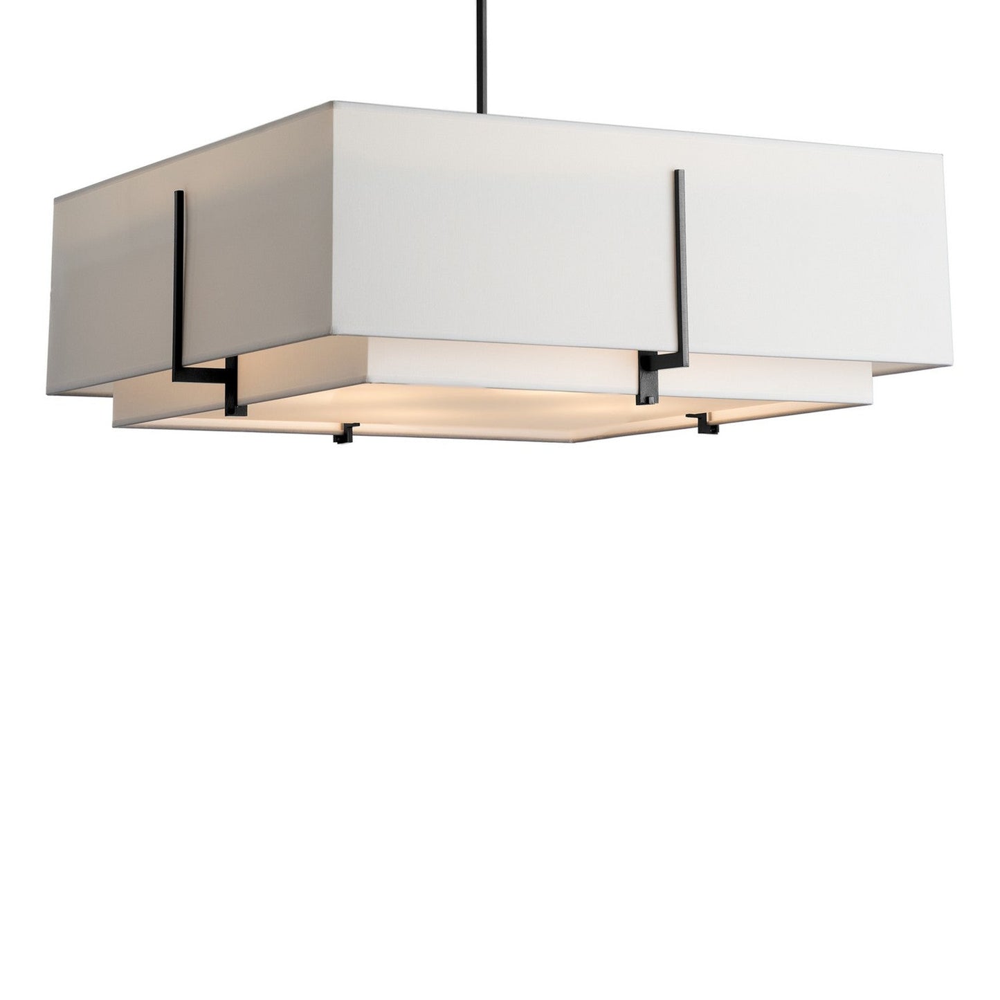  Exos Square Large Double Shade Pendant
