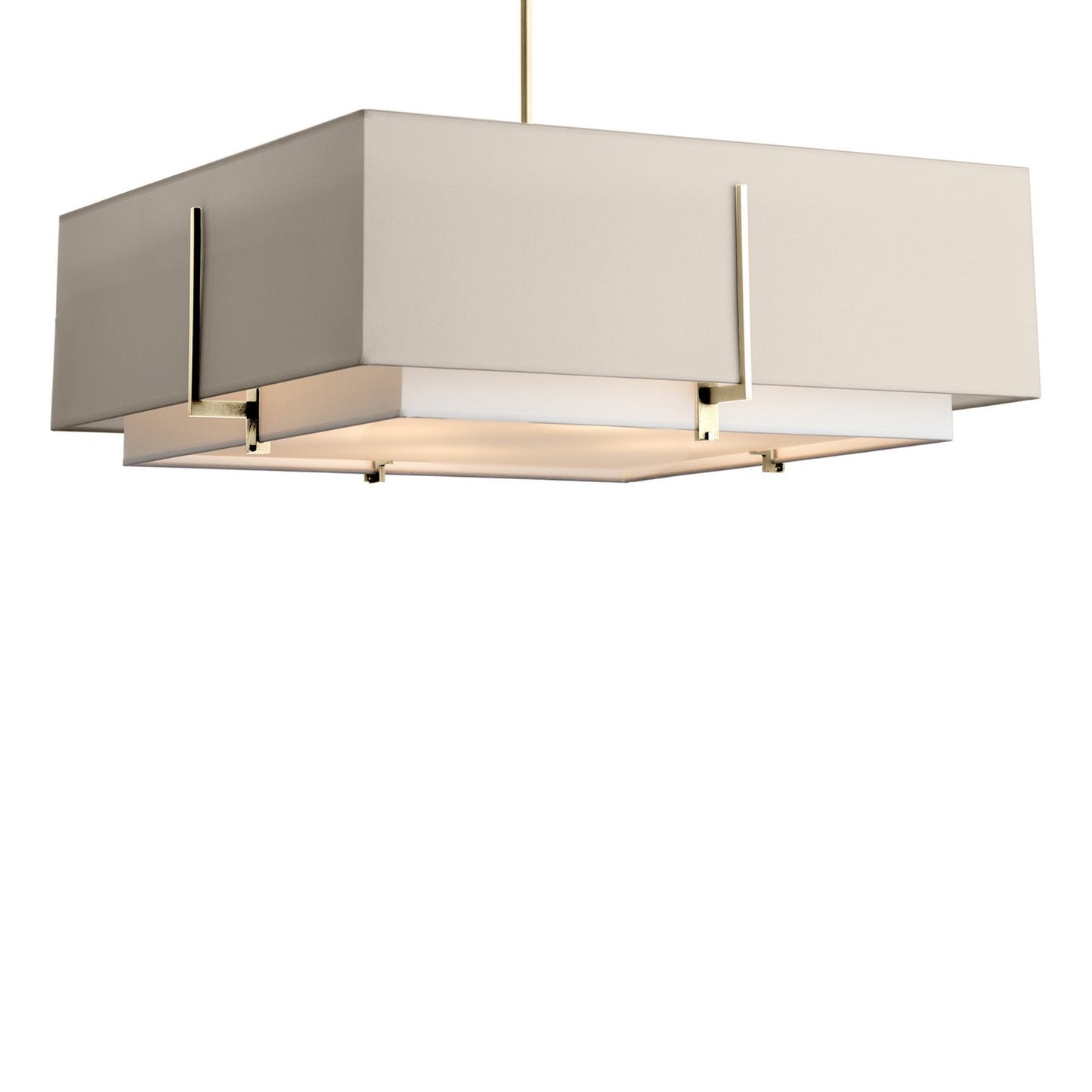  Exos Square Large Double Shade Pendant