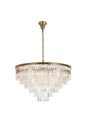  Sydney 33-Light Chandelier In Satin Gold