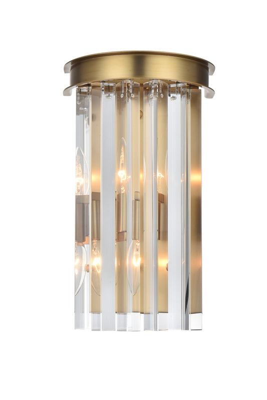  Sydney 2-Light Wall Sconce In Satin Gold