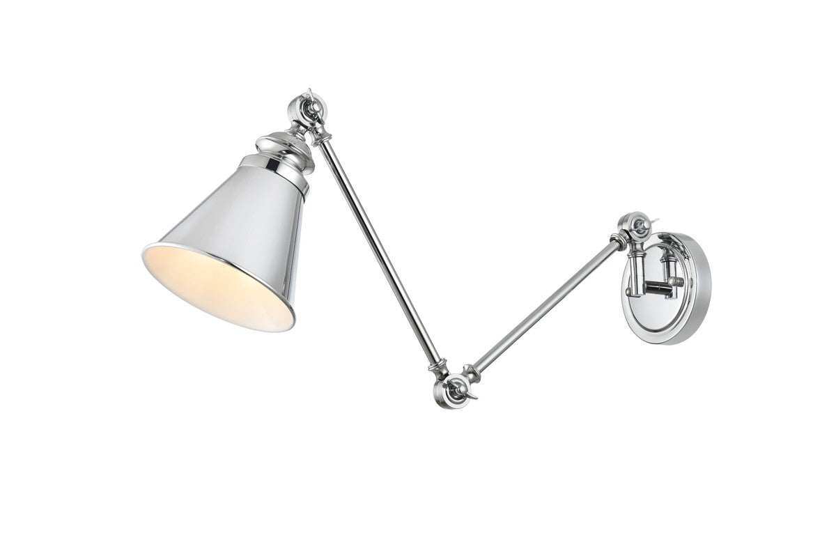  Ledger 1-Light Swing Arm Wall Sconce