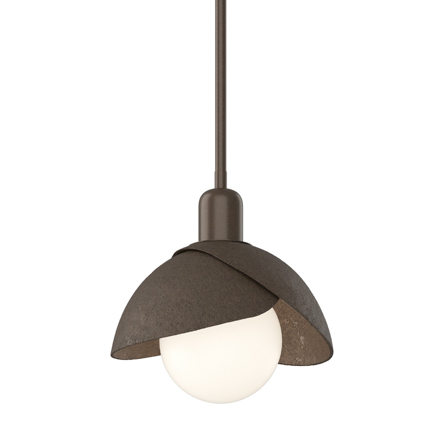  Brooklyn Double Shade Mini Pendant In Bronze