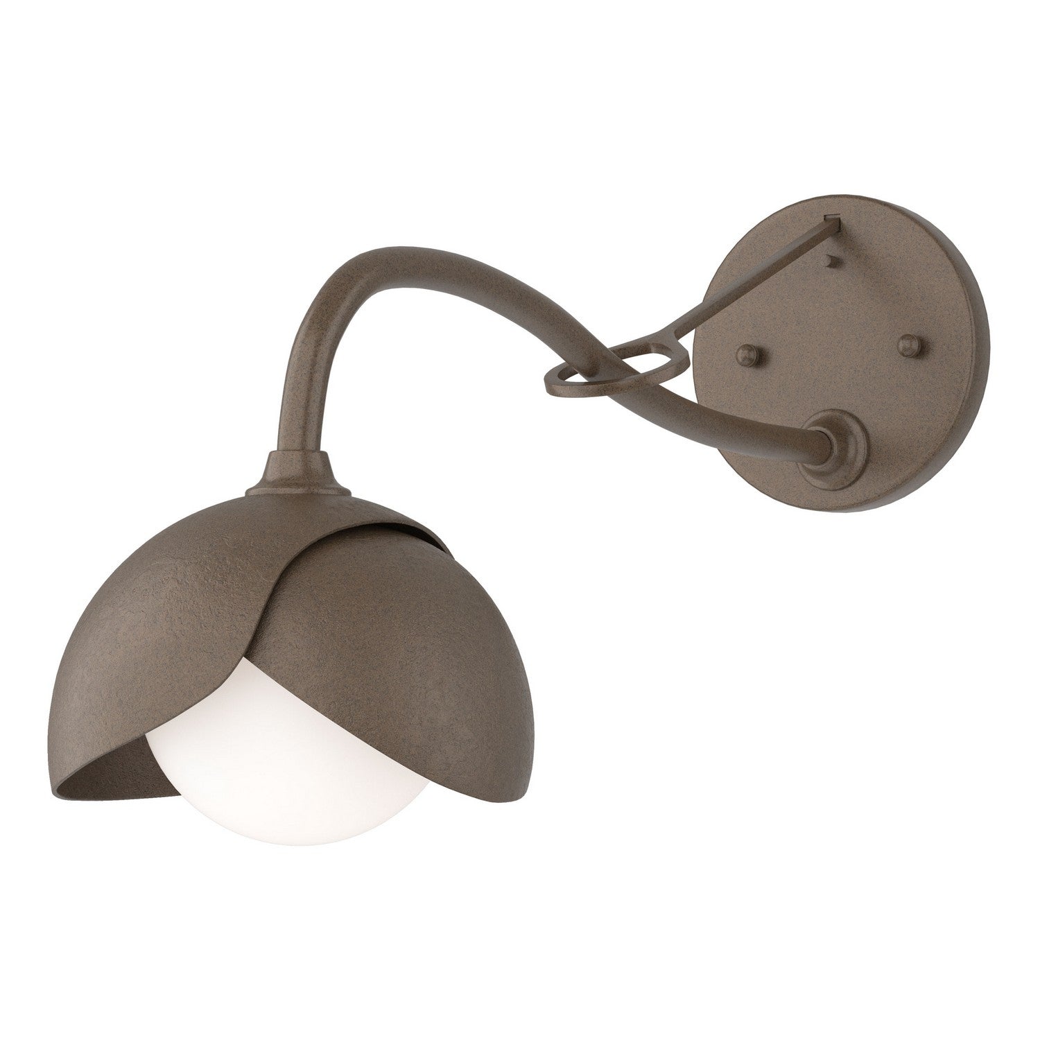  Brooklyn 1-Light Double Shade Long-Arm Sconce