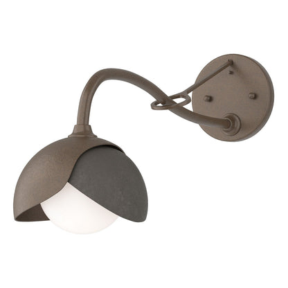  Brooklyn 1-Light Double Shade Long-Arm Sconce