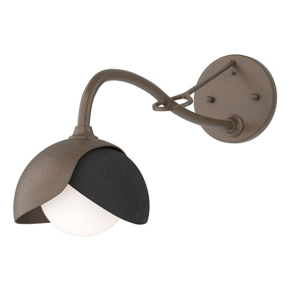  Brooklyn 1-Light Double Shade Long-Arm Sconce