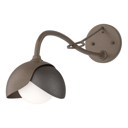  Brooklyn 1-Light Double Shade Long-Arm Sconce