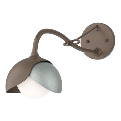  Brooklyn 1-Light Double Shade Long-Arm Sconce