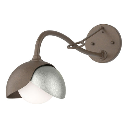  Brooklyn 1-Light Double Shade Long-Arm Sconce