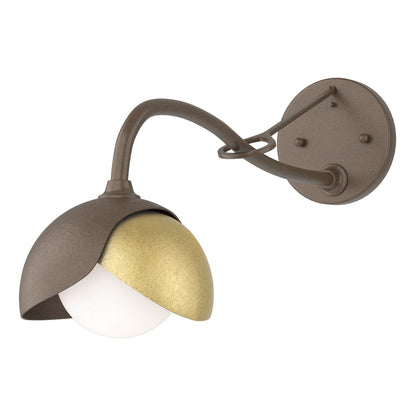  Brooklyn 1-Light Double Shade Long-Arm Sconce