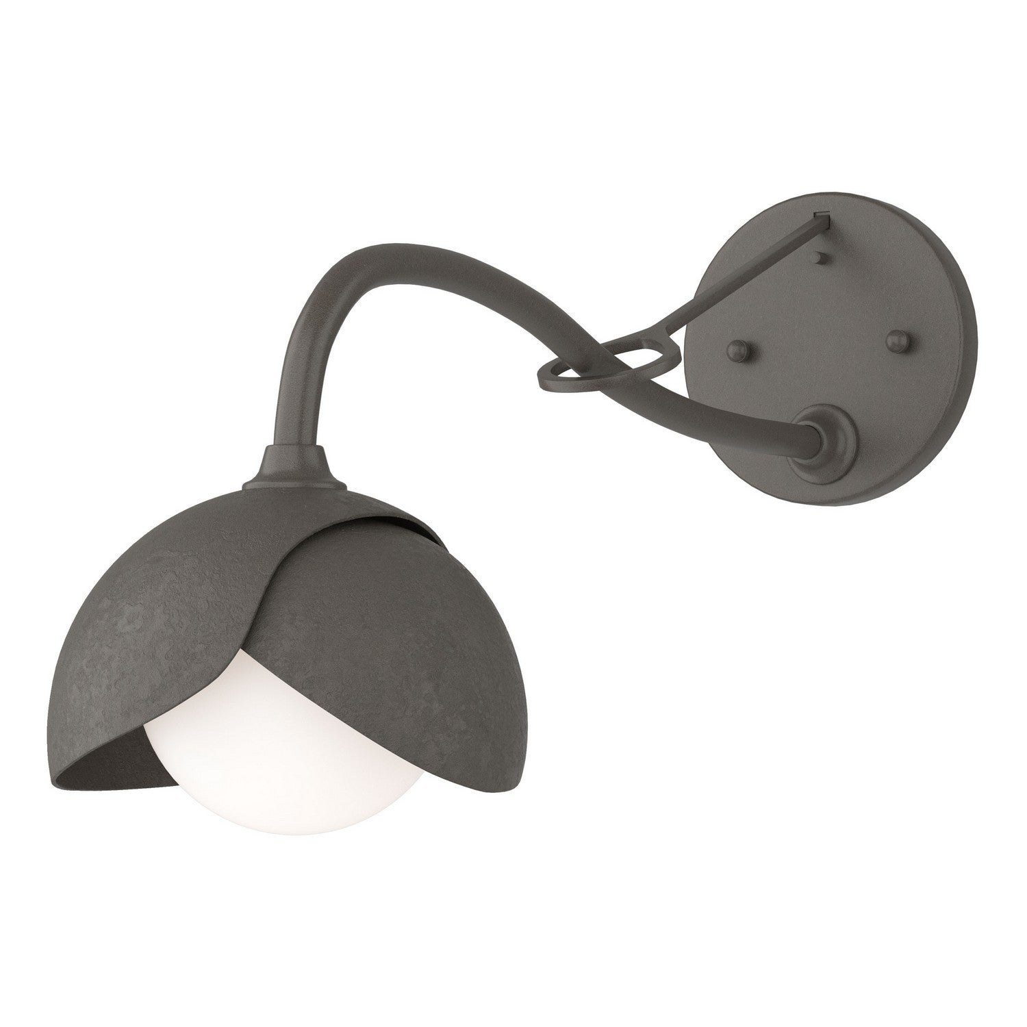  Brooklyn 1-Light Double Shade Long-Arm Sconce