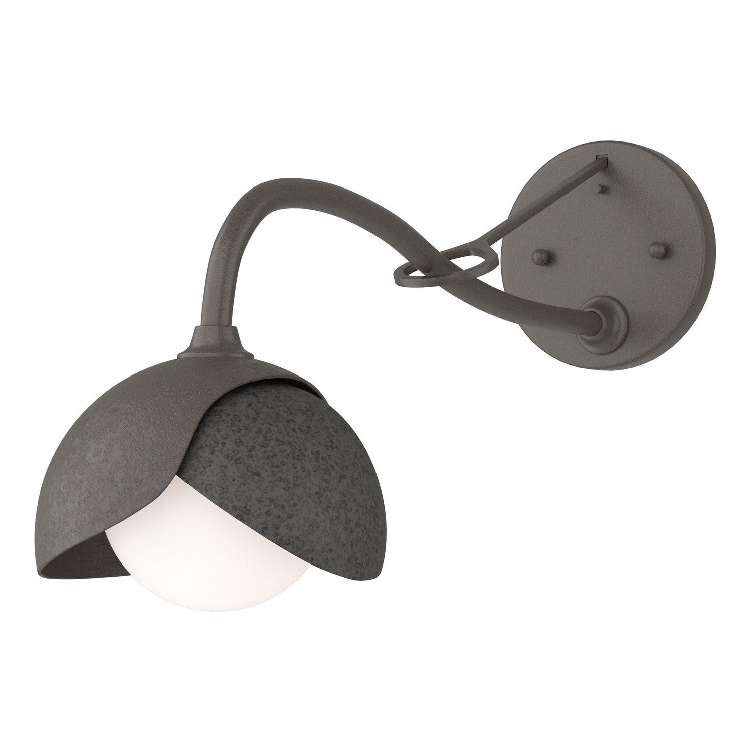  Brooklyn 1-Light Double Shade Long-Arm Sconce