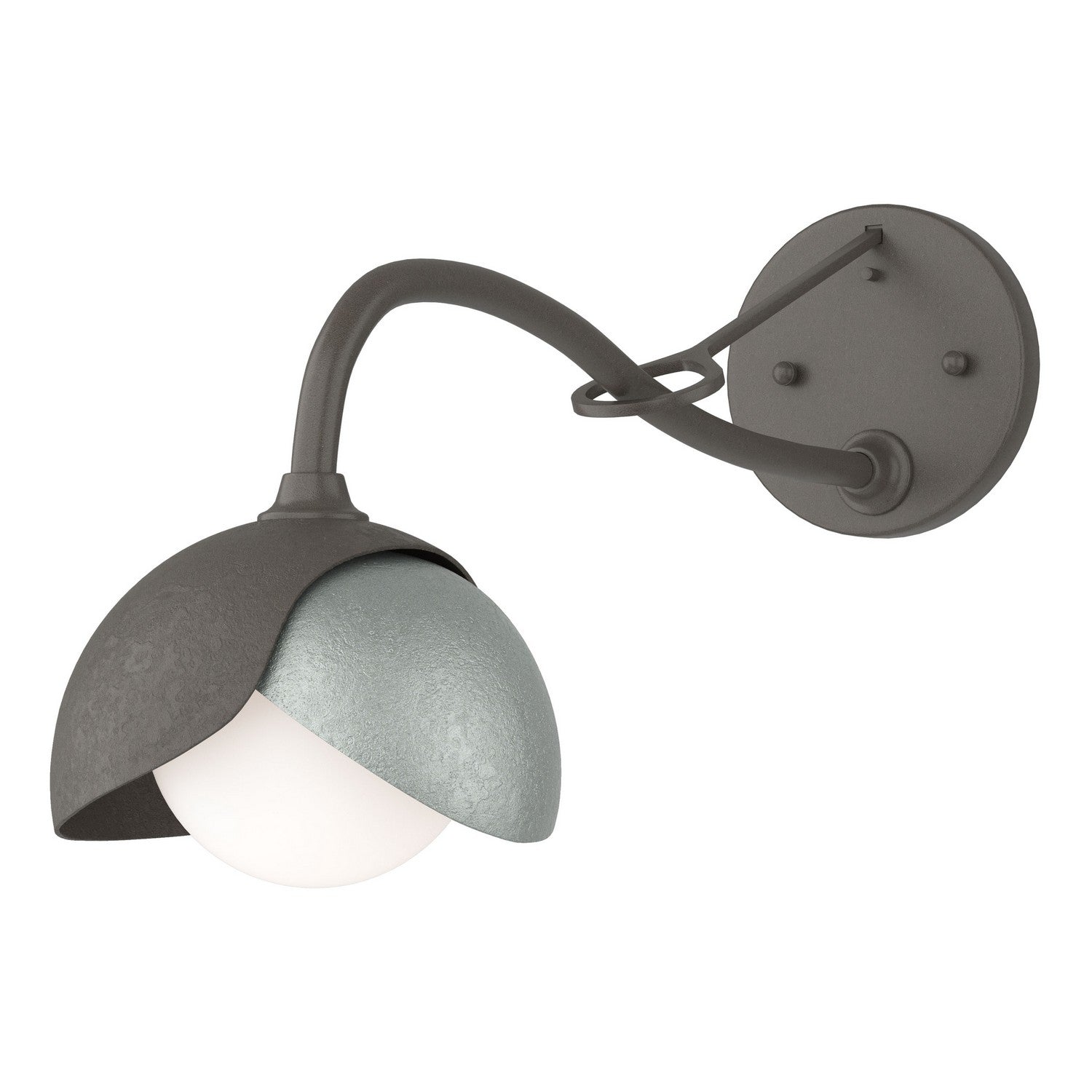  Brooklyn 1-Light Double Shade Long-Arm Sconce