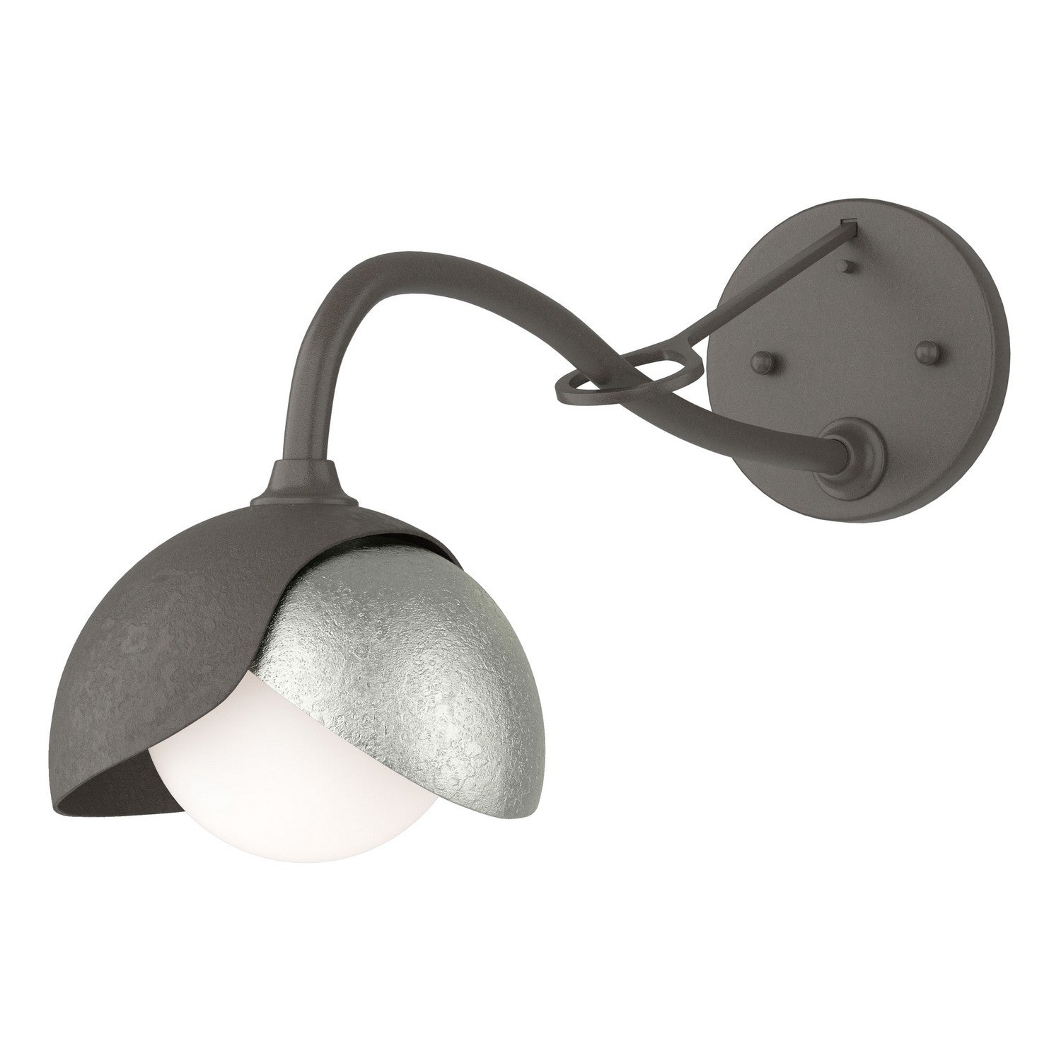  Brooklyn 1-Light Double Shade Long-Arm Sconce