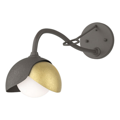  Brooklyn 1-Light Double Shade Long-Arm Sconce