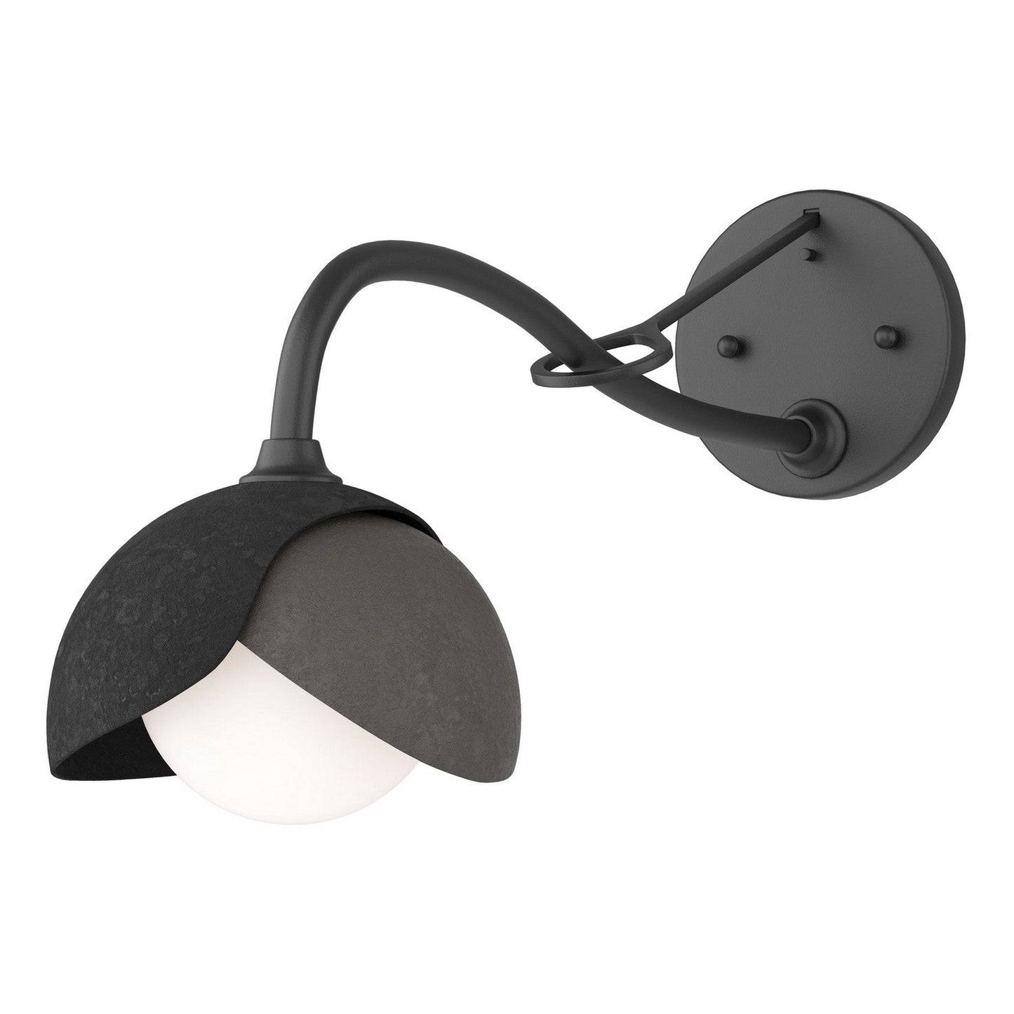  Brooklyn 1-Light Double Shade Long-Arm Sconce