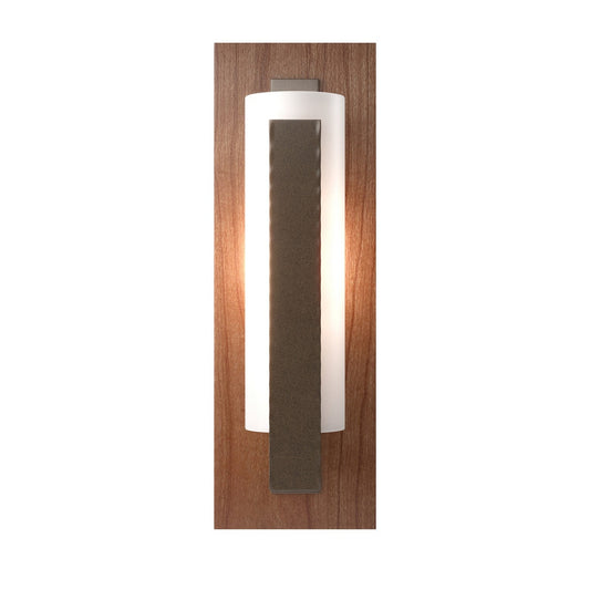  Forged Vertical Bar Sconce - Cherry Or Copper Backplate