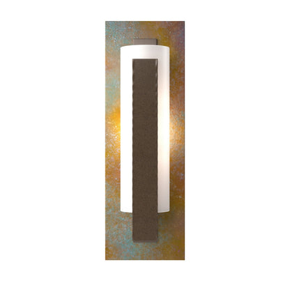  Forged Vertical Bar Sconce - Cherry Or Copper Backplate