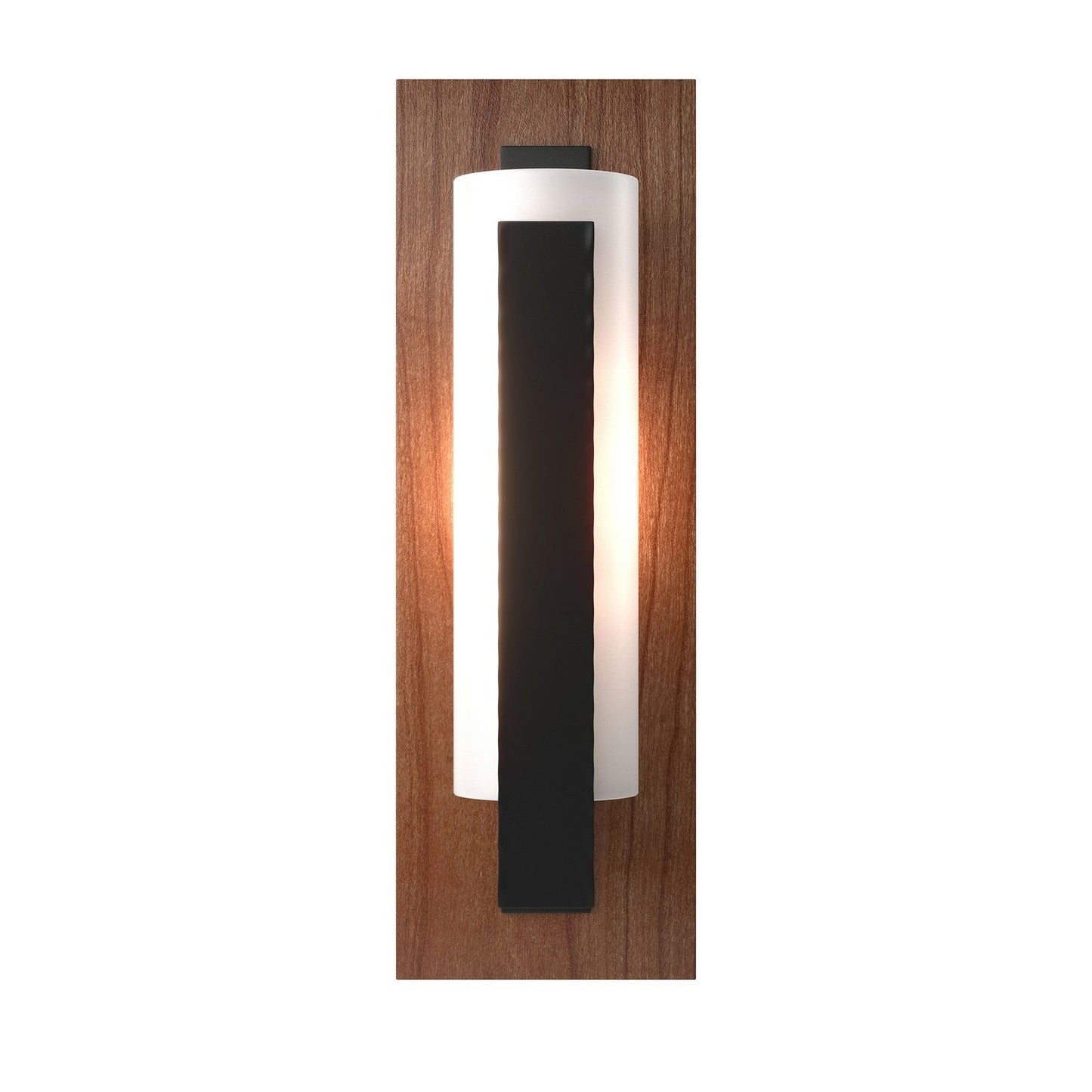  Forged Vertical Bar Sconce - Cherry Or Copper Backplate