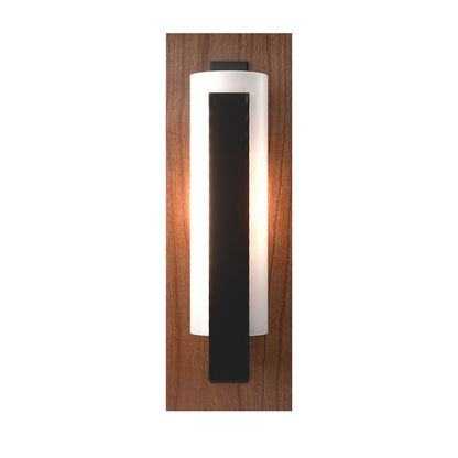  Forged Vertical Bar Sconce - Cherry Or Copper Backplate
