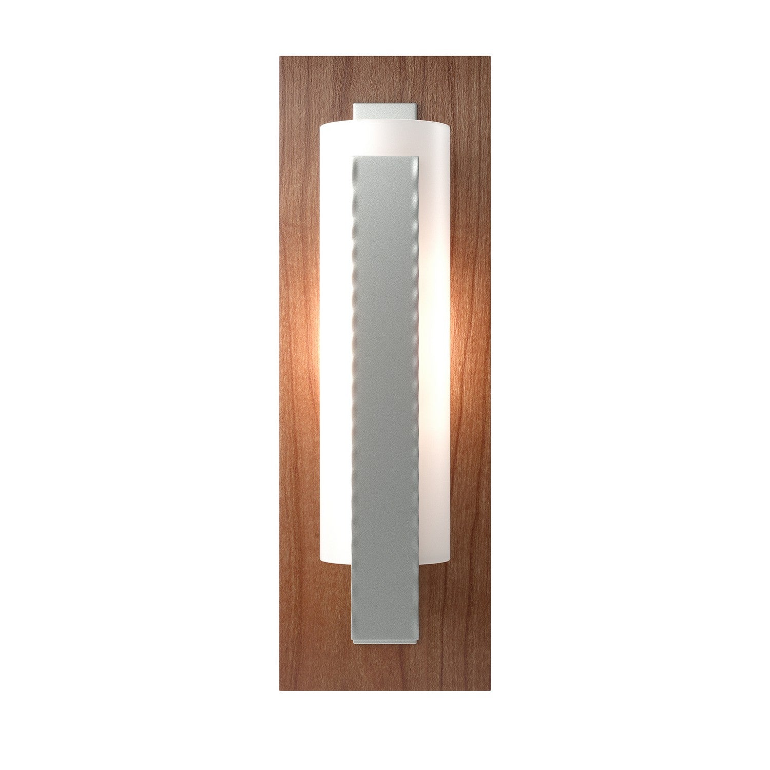  Forged Vertical Bar Sconce - Cherry Or Copper Backplate