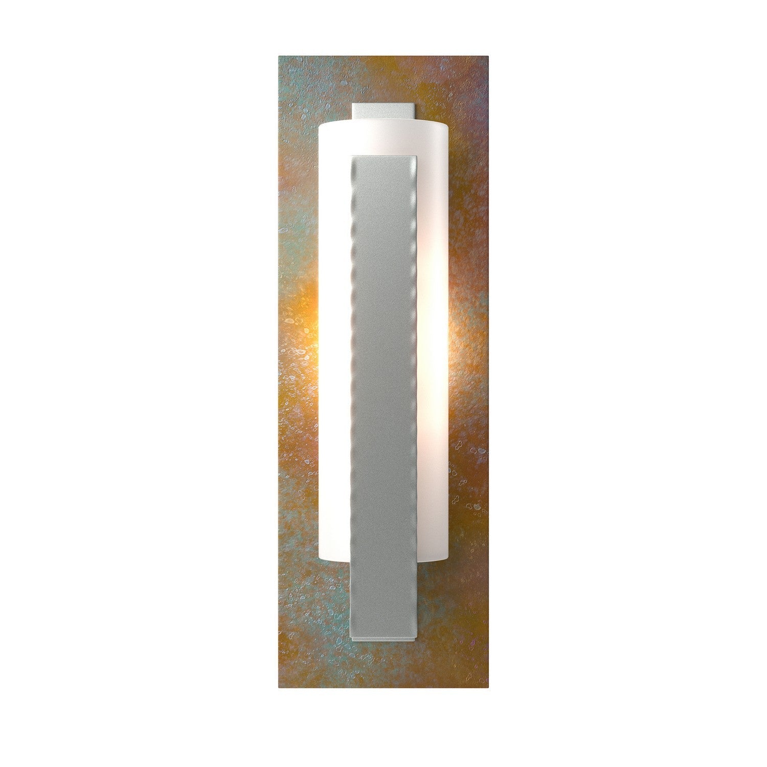  Forged Vertical Bar Sconce - Cherry Or Copper Backplate