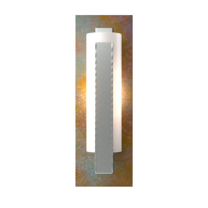  Forged Vertical Bar Sconce - Cherry Or Copper Backplate