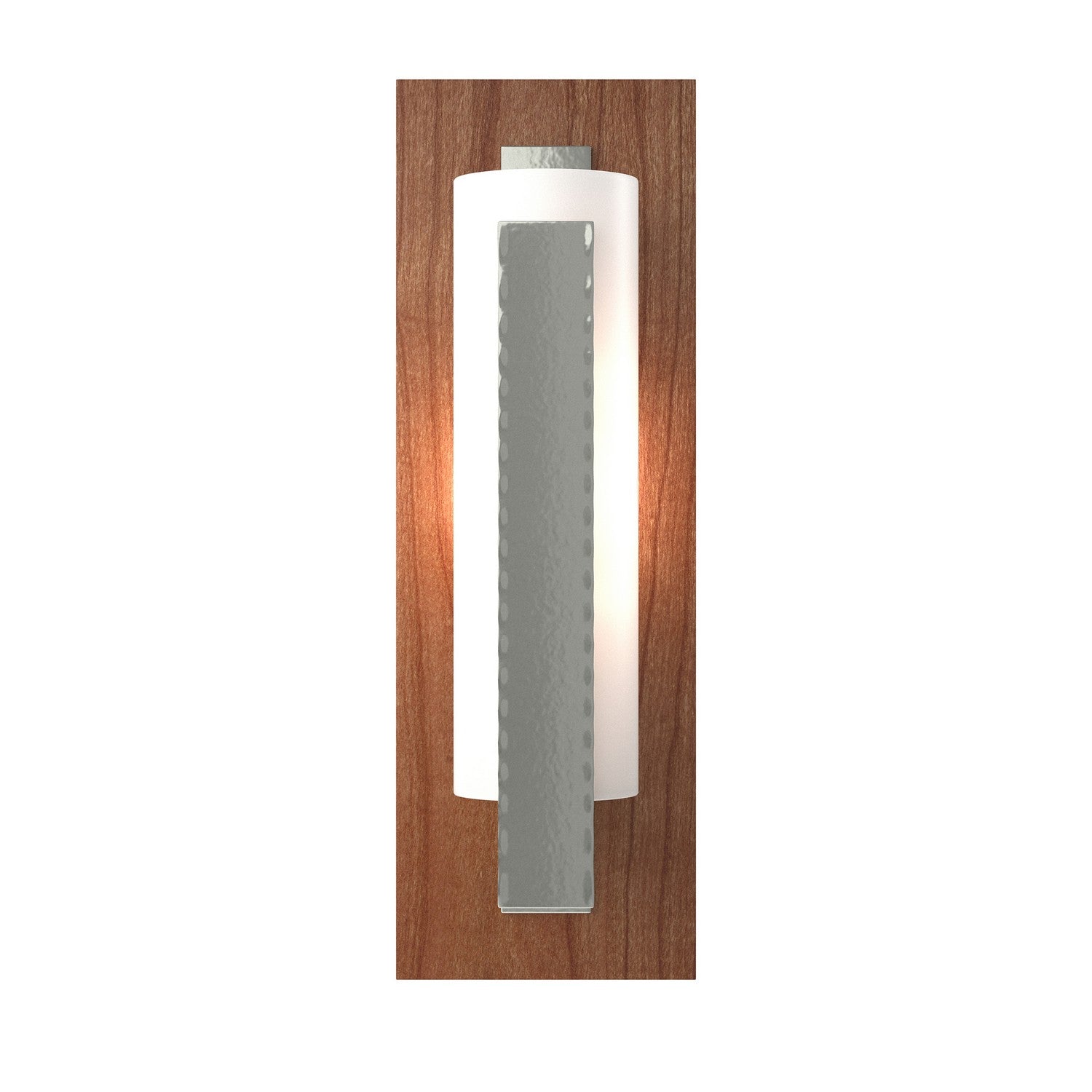  Forged Vertical Bar Sconce - Cherry Or Copper Backplate