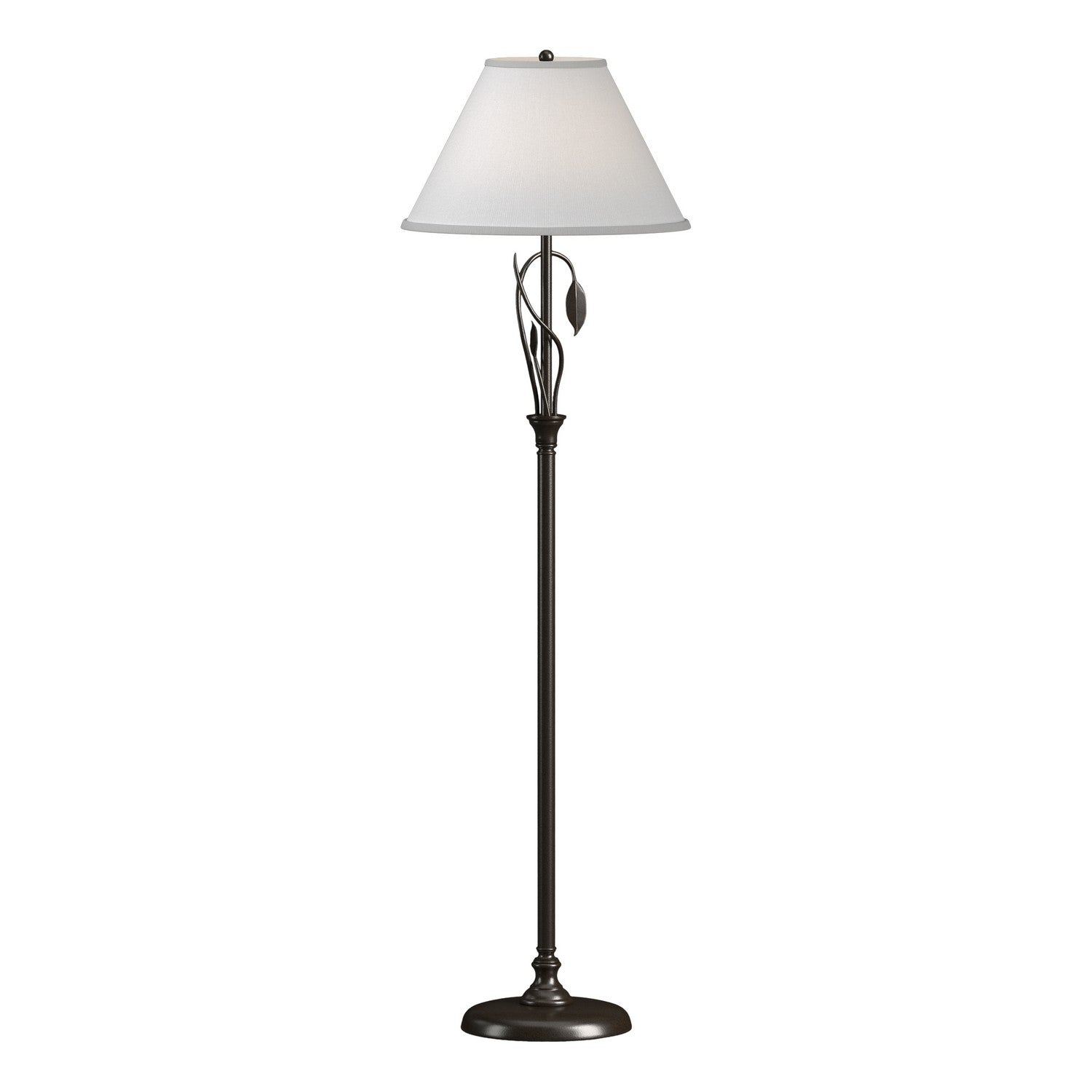  Forged Leaves And Vase Floor Lamp